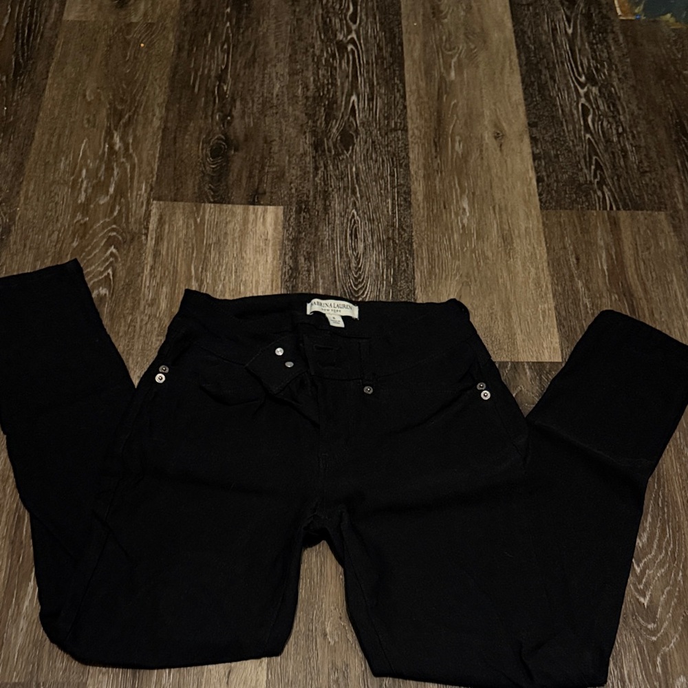 Black Slim stretch pants